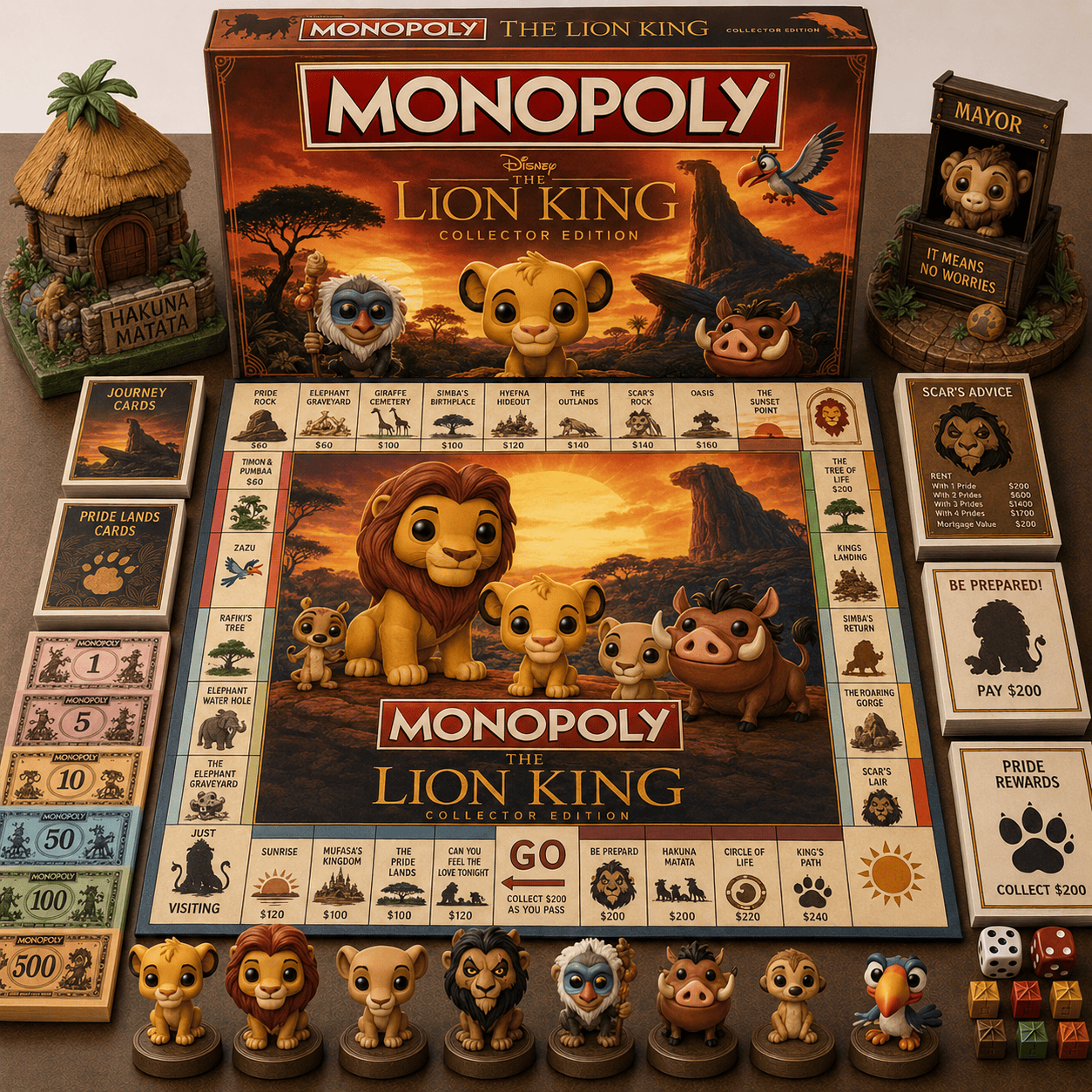 Premium TLK Board Game TTTT