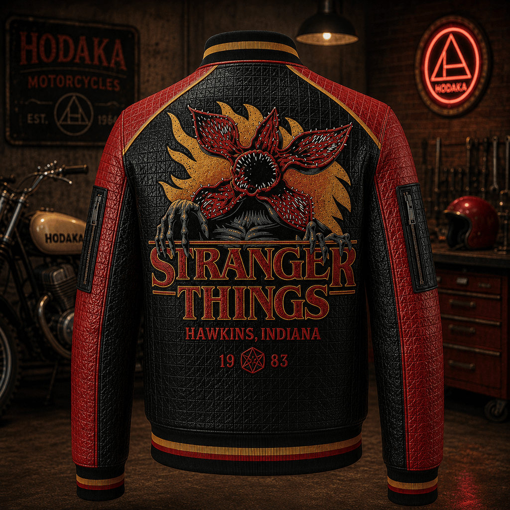 Premium STGT Leather Zipper Jacket TTMH