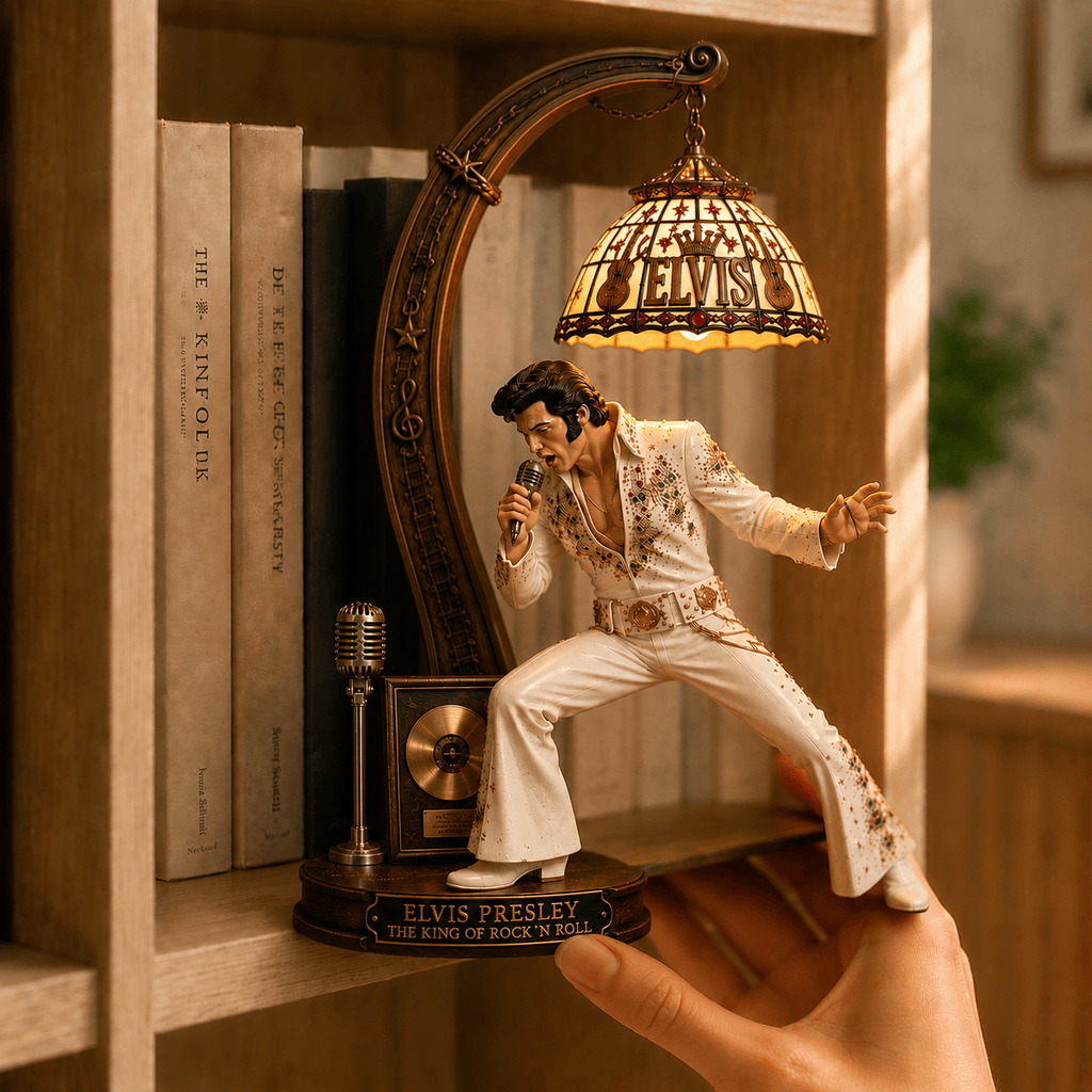 Premium ELV Bookshelf Figurines Lamp PDL