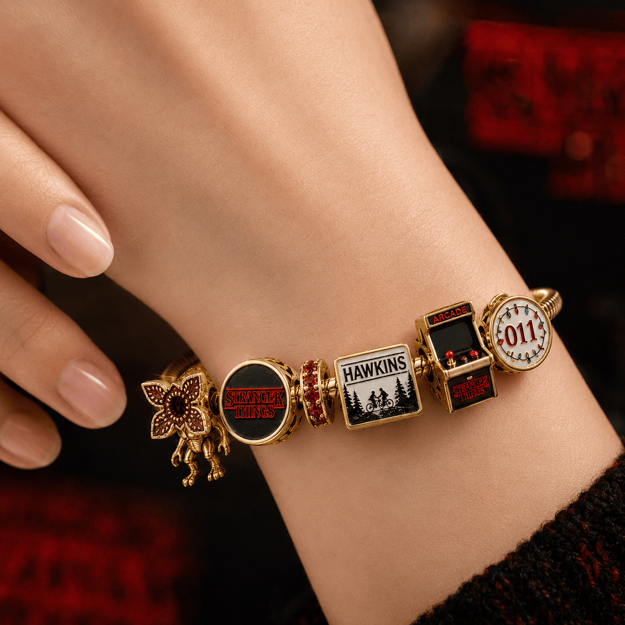 STGT Gold Charm Bracelet Set BMD