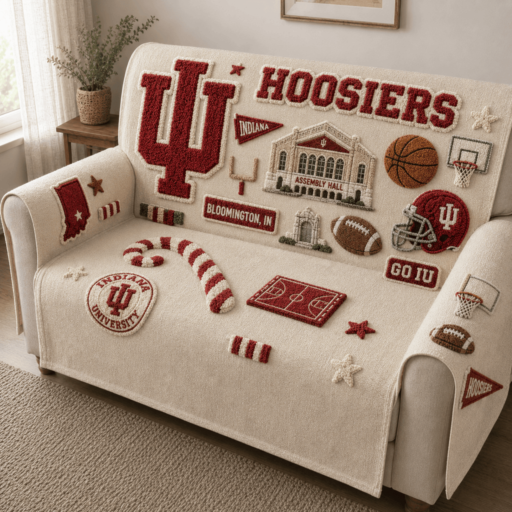 IDH Tufted Sofa Cover & Pillow Set HTTT