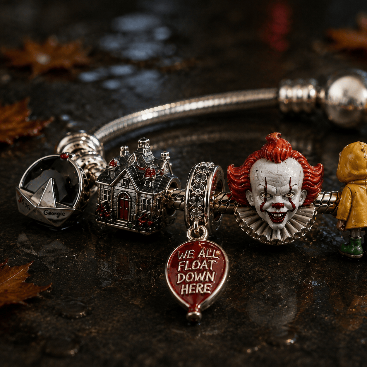 PNW Sliver Charm Bracelet Set TTN